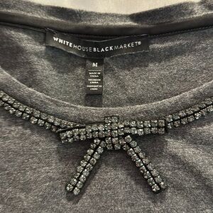 WHBM Gray Shirt Size M